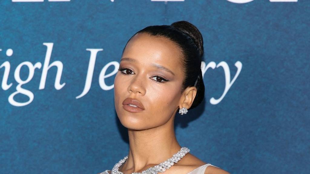NEW YORK, NEW YORK - APRIL 25: Taylor Russell attends as Tiffany & Co. celebrates the launch of Blue Book 2025: Sea of Wonder at The Metropolitan Museum of Art on April 25, 2025 in New York City. Dimitrios Kambouris