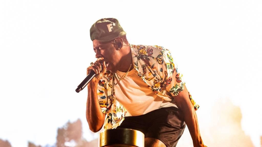 San Francisco, California, USA. 29th Oct, 2021. Tyler the Creator performs during the 2021 Outside Lands Music and Arts festival at Golden Gate Park on October 29, 2021 in San Francisco, California. Credit: Chris Tuite/Image Space/Media Punch/Alamy Live News