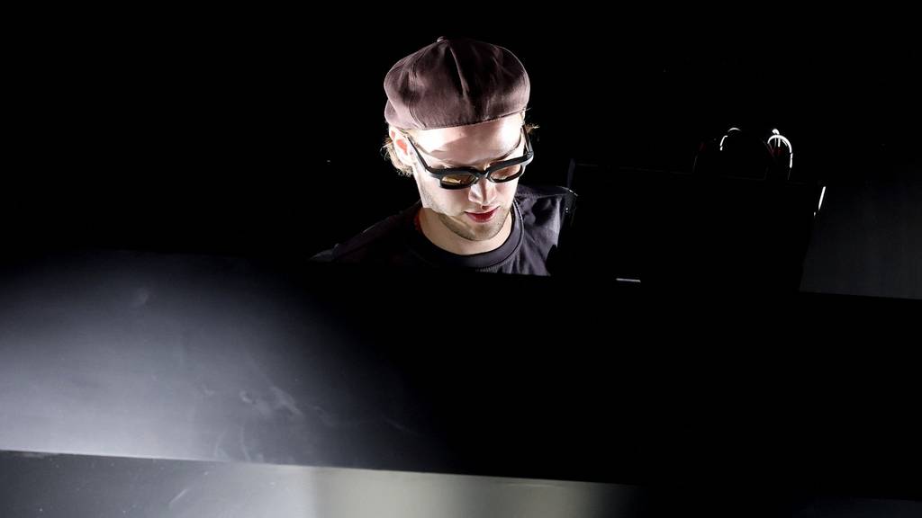 MAU P performs at the Sahara Tent during the 2025 Coachella Valley Music and Arts Festival