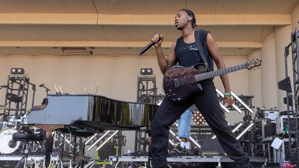 Montell Fishduring the Lollapalooza Music Festival